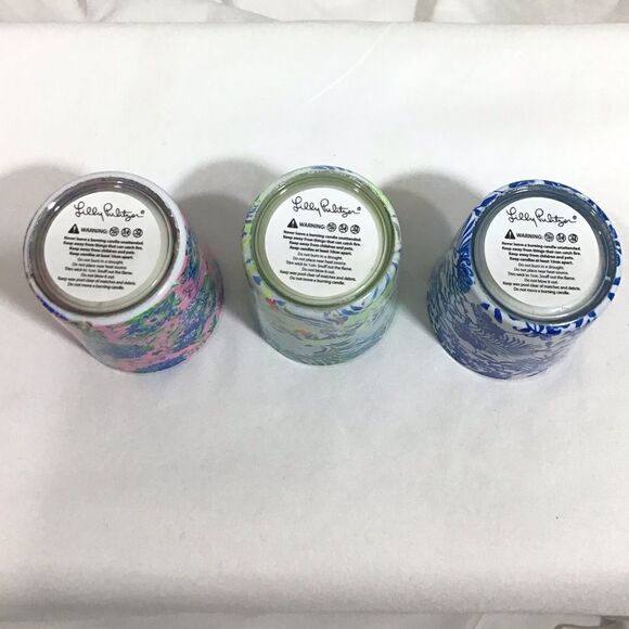 Lily Pulitzer Scented Votive Candle Set 3 Piece New 2.5oz Each - Picture 2 of 4